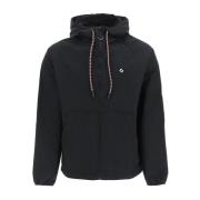 Geborduurd Logo Windbreaker Jas Marcelo Burlon , Black , Heren