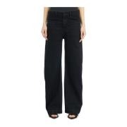 Denim Asset Magnetite Broek Entire Studios , Black , Dames