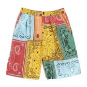 Bandana All Over Shorts Mannen Marcelo Burlon , Multicolor , Heren