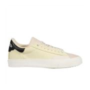 Canvas Lage Sneakers met Leren Detail Heron Preston , White , Heren