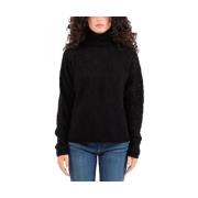 Elegante Studio Gebreide Top Max Mara Studio , Black , Dames