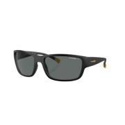 Dynamische Gepolariseerde Wraparound Zonnebril Arnette , Black , Unise...