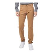 Bruine Broek 5-Pocket Stijl Bugatti , Brown , Heren