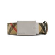 Stijlvolle Riemencollectie Burberry , Beige , Heren