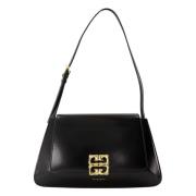 Zwart leren vloeibare Sac 4G Givenchy , Black , Dames