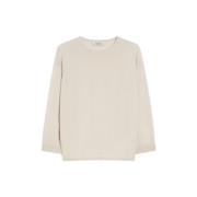 Puur wol ronde hals trui Max Mara , Beige , Dames