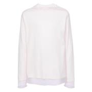 Gelaagd katoenen T-shirt met Chinese pannenkoek effect Jil Sander , Wh...