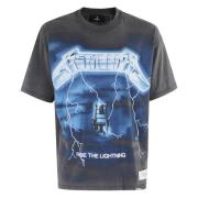 Ride the Lightning Grafisch T-shirt Represent , Gray , Heren