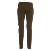 Groene Chino's Spiritissimo Broek Dondup , Green , Heren