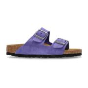 Slides Arizona BS Birkenstock , Purple , Dames