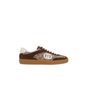 Bruine Sneakers voor Mannen Gucci , Brown , Heren