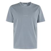 Logo Jersey T-Shirt C.p. Company , Blue , Heren