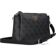 Noelle Tri Compartment Crossbody Tas Guess , Black , Dames