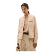 Stijlvolle Ginger Root Jas InWear , Beige , Dames