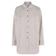 Pintuck Oversized Shirt Remain Birger Christensen , Brown , Dames