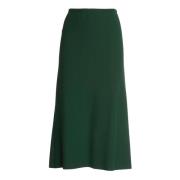 Groene Gerende Rok Aw24 Dries Van Noten , Green , Dames