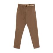 Bruine Broek met Trekkoord en Zakken White Sand , Brown , Heren