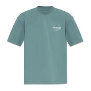 Oversized 'Underground' T-shirt AllSaints , Green , Heren