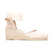 Ivoor Wedge Espadrilles Sandalen Castañer , Beige , Dames