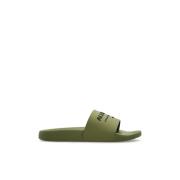 Rubber slides Underground AllSaints , Green , Heren