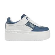 Blauwe Ridgee2 Flpr2d Sneakers Guess , Blue , Dames