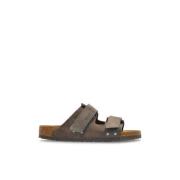 Slides Uji Birkenstock , Brown , Dames