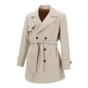 Sherlock Trenchcoat Beige Barba , Beige , Heren