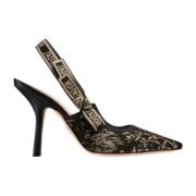 Stijlvolle Slingback Schoenen Dior , Black , Dames