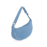 Blauwe Denim Tas met Verstelbaar Handvat Part Two , Blue , Dames