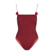 Rode Bikini Badpak Oseree , Red , Dames