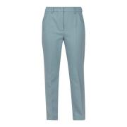 Rechte pijp stretch stoffen broek Max Mara Weekend , Blue , Dames