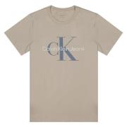 Calvin Klein T-Shirt Aspact , Beige , Heren