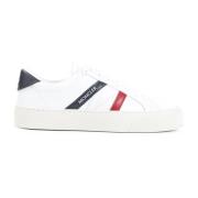 Lage Sneakers in Monaco-stijl Moncler , White , Dames