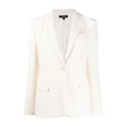 Witte op maat gemaakte blazer met klepzakken Theory , White , Dames