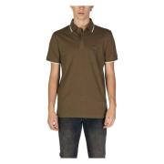 Groene Polo Shirt Korte Mouwen Hugo Boss , Green , Heren