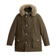 Arctic Parka met Bontinzet Woolrich , Green , Heren