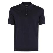 Klassieke Polo Shirt in Diverse Kleuren Roberto Collina , Blue , Heren