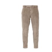 Ribfluweel Op Maat Gemaakte Broek PT Torino , Gray , Heren