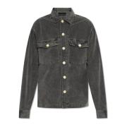 Corduroy shirt Harrier AllSaints , Gray , Heren