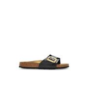 Slides Catalina Kussen Gesp Birkenstock , Black , Dames