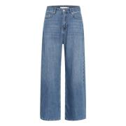 Blauwe Wijde Pijp Jeans Sophiaiw Jeans Broek InWear , Blue , Dames