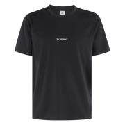 Logo T-shirt in Jersey-stijl C.p. Company , Black , Heren