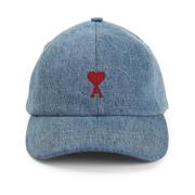 Blauw Rood ADC Pet Stijlvol Ami Paris , Blue , Heren