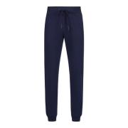 Blauwe sweatpants van katoen met geborduurd embleem Iceberg , Blue , H...