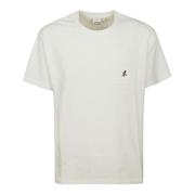 Witte Katoenen Tee met Borstzak Gramicci , White , Heren