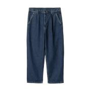 Denim Sterkte Broek Carhartt Wip , Blue , Heren