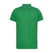 Korte Mouw Polo in Katoen Collectie Tommy Jeans , Green , Heren