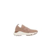 Roze Slip-On Sneakers met Ketting Patch Tod's , Beige , Dames