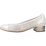 Elastische Trim Pumps Pitillos , White , Dames