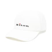 Witte Stijlvolle Hoeden Kiton , White , Heren